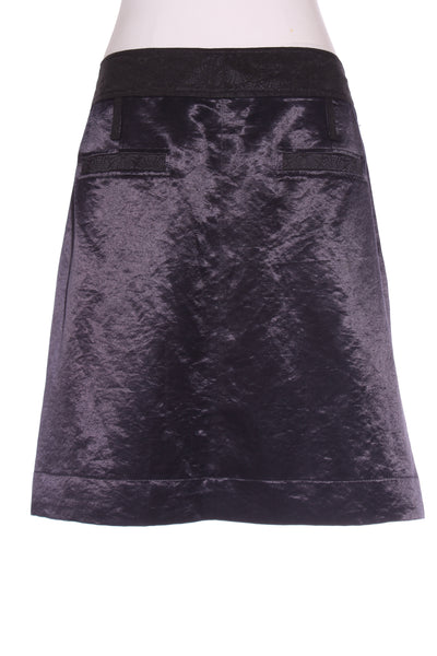 WORLD (NZ) "Interstellar" ink floral satin skirt! 14