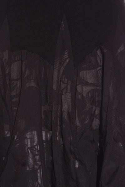 PAULA RYAN (NZ) Hibiscus burnout adjustable gather skirt! 14