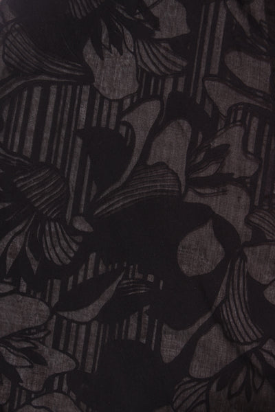 PAULA RYAN (NZ) Hibiscus burnout adjustable gather skirt! 14