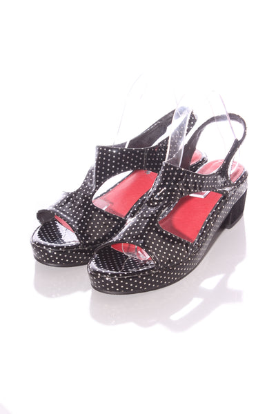 MINX - Polka dot leather sandals! 40