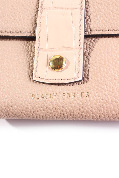 DEADLY PONIES - Leather snap wallet!