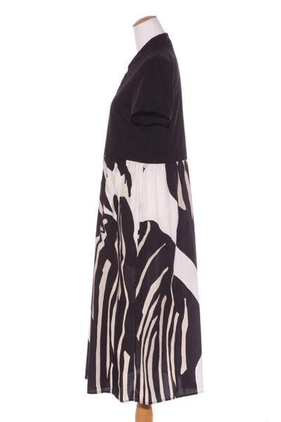 PERUZZI (LN) ITA -  Contrast monochrome dress + pockets! 12