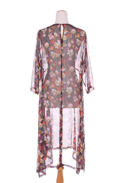 MEMO - Watercolour floral textured chiffon dress! 16