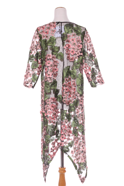 JELLICOE (BN) Hydrangea embroidered mesh dress! 12-14