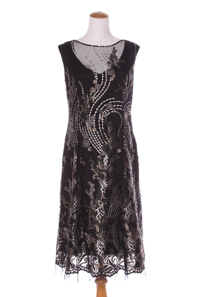 ANTHEA CRAWFORD (AU) Embroidered tulle detail dress! 16