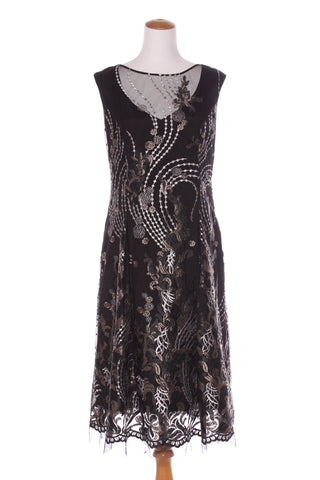 ANTHEA CRAWFORD (AU) Embroidered tulle detail dress! 16