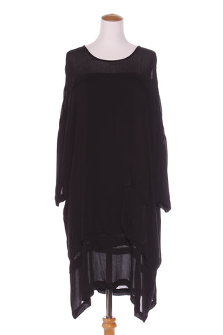 STUDIO B3 (LN) Oversized luxe pocket layer dress! 12-16