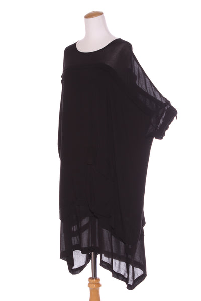STUDIO B3 (LN) Oversized luxe pocket layer dress! 12-16