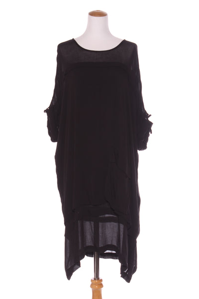 STUDIO B3 (LN) Oversized luxe pocket layer dress! 12-16