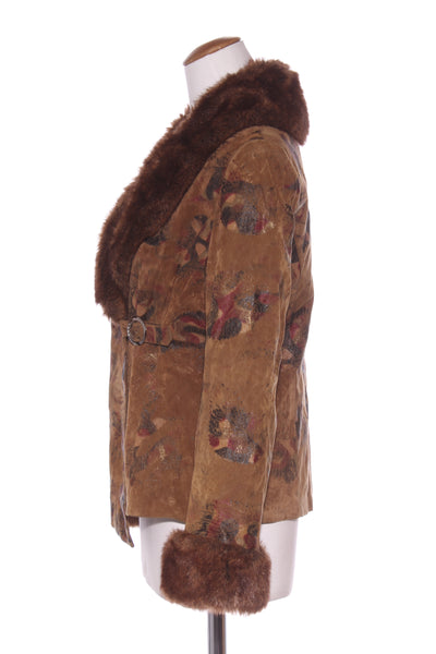 MACK - Vintage faux fur detail jacket! 10