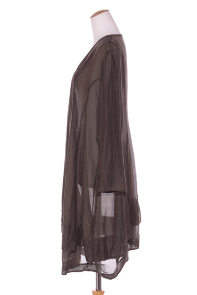 TCD (LN) NZ - Viscose sheer duster - Khaki! 18-20