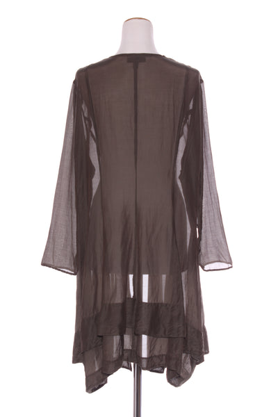 TCD (LN) NZ - Viscose sheer duster - Khaki! 18-20