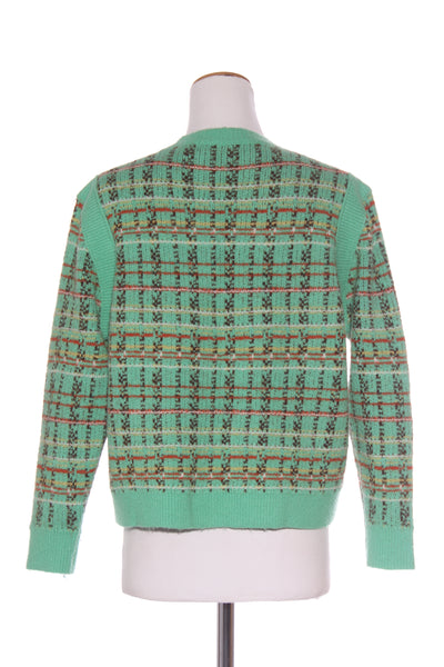 HOLY CHIC by Trelise - Mint tweed knit cardi! 10-12