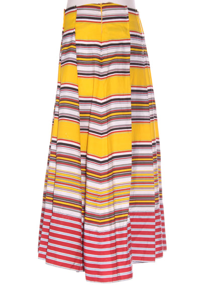 TRELISE COOPER "Rosselini" silk stripe skirt! 10