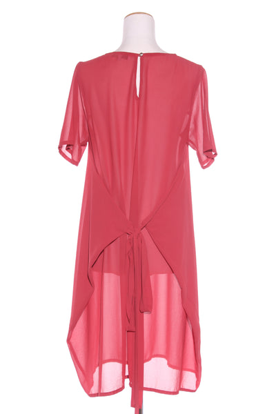 HARRÏE & SAM (NZ) Tie panel chiffon dress - Rust! 12