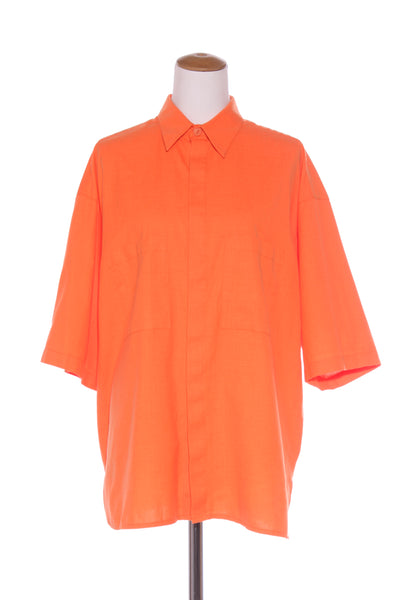 MANE (NZ) Grid wool oversized shirt! 12-14