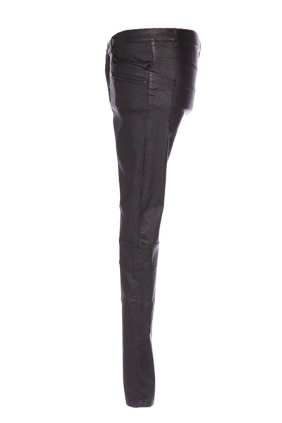 STORM - Coated mid rise biker stretch jeans! 10