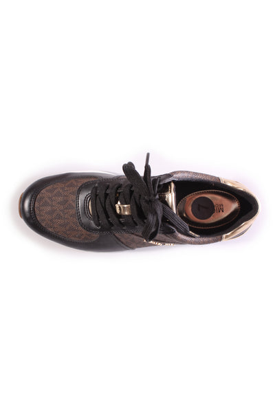 MICHAEL KORS (LN) Black & gold sneakers! 7