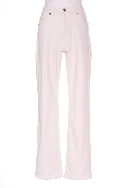 H&M - High waist straight jeans - Cream! 10