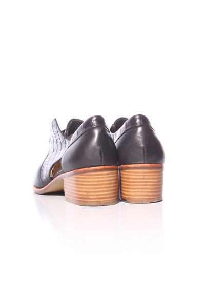 MI PIACI - Croc embossed + smooth leather shoes! 42