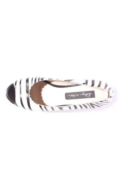 KATHRYN WILSON - Zebra leather heels! 39