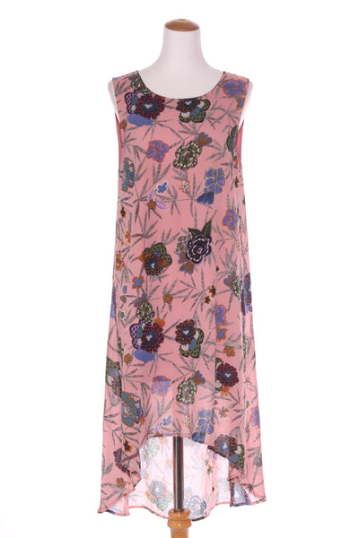CHARLO - Floral hi-low scoop hem dress! 12