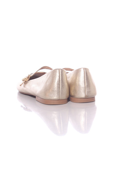BLUE ILLUSION - Nolita gold leather ballet flats! 41