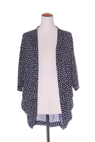 Navy floral navy kimono cardi! 8-16