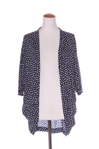 Navy floral navy kimono cardi! 8-16