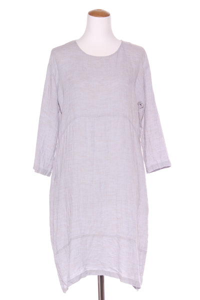 17 BLONDE (NZ) Textured linen blend dress! 10-12