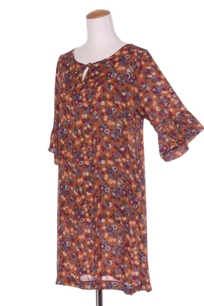 CARLSON (NZ) Ginger floral ruffle sleeve dress! 14