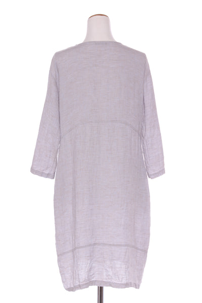 17 BLONDE (NZ) Textured linen blend dress! 10-12