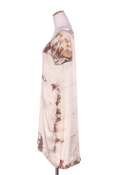 HARLOIERE - Vintage chocolate swirl silk dress! 12