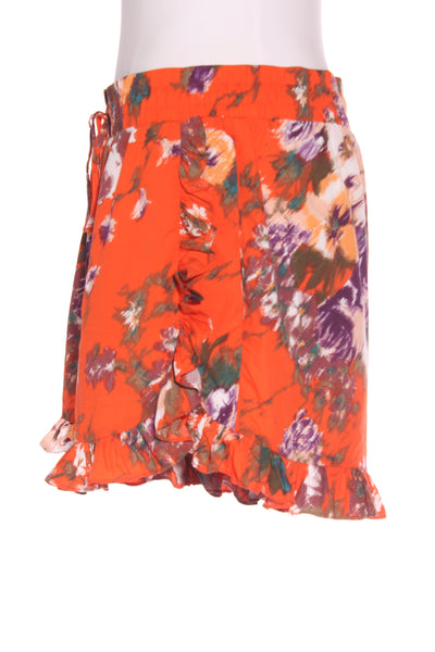 H&M - Abstract floral ruffle cotton shorts! 12