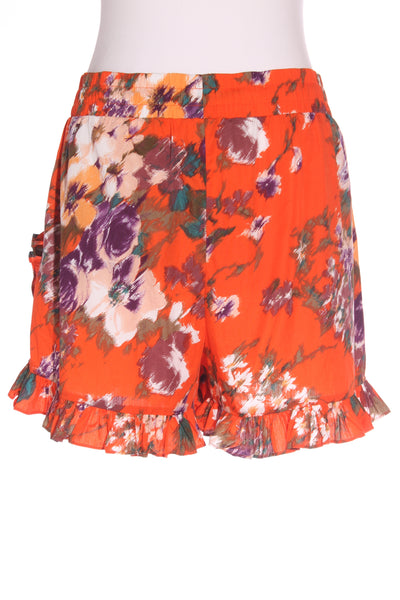 H&M - Abstract floral ruffle cotton shorts! 12