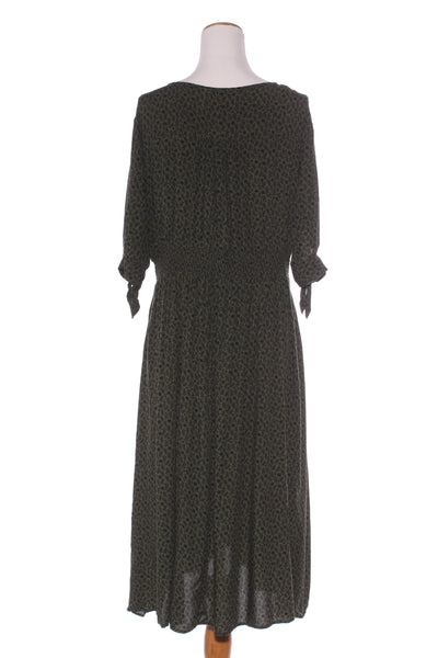 SUNDAY BOHO - Kathy midi dress - Green print! 16