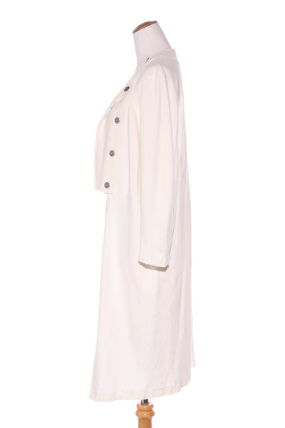 OBI (NZ) Miliatry ponte duster coat - Cream! 16
