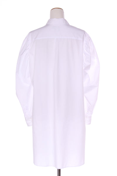 ASOS - Gathered sleeve white shirt dress! 18