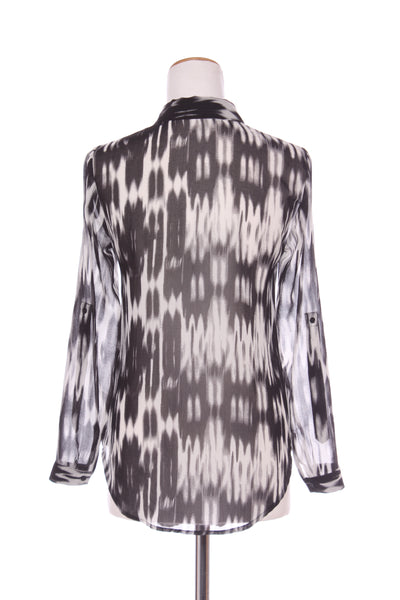 DECJUBA - Monochrome chiffon shirt! 6