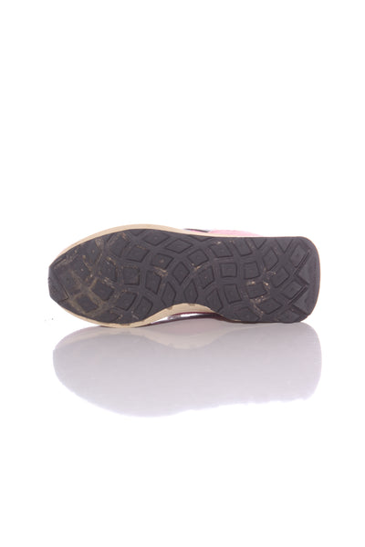 NEW BALANCE - Pink leather + textile sneakers! 9