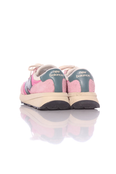 NEW BALANCE - Pink leather + textile sneakers! 9