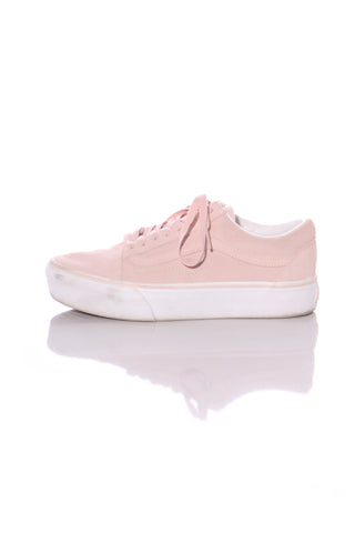 VANS - Blush pink leather platform sneakers! 9-9.5