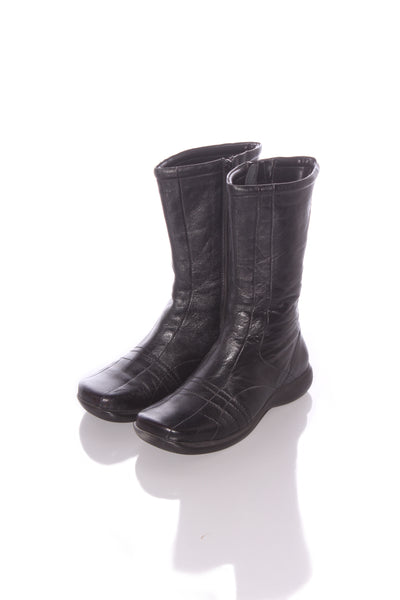 GINO VENTORI - Panelled leather boots! 39