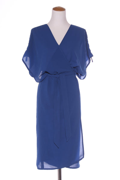 KILT (NZ) Kaia reversible wrap dress - Blue! 8-16