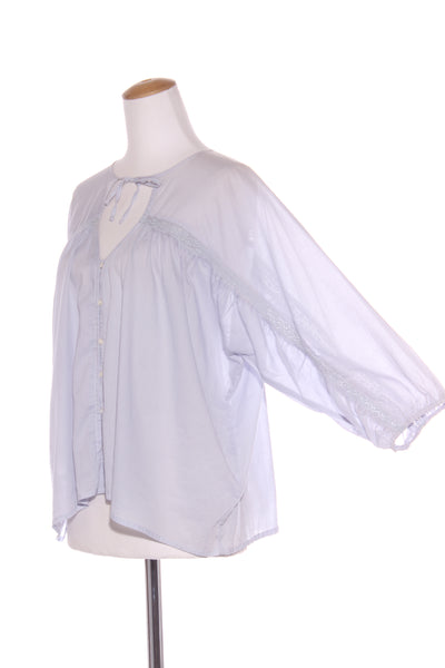 HUMIDITY - Lace detail cotton voile blouse! 12