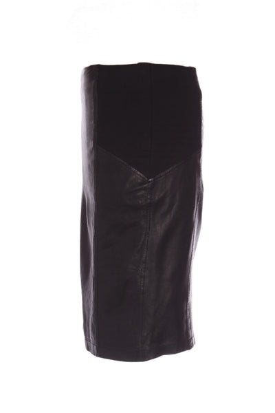 MOOCHI - Leather stretch panel mini skirt! 6