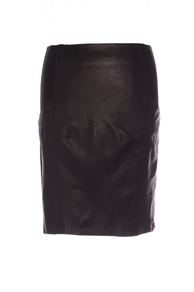 MOOCHI - Leather stretch panel mini skirt! 6