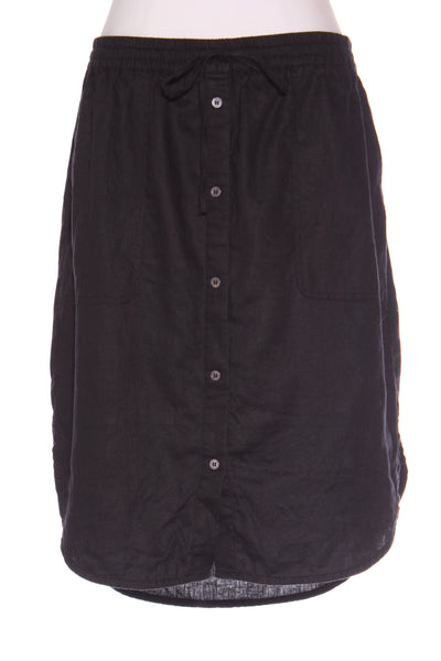 ZEST (LN) Scoop hem linen skirt! 12