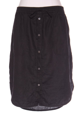 ZEST (LN) Scoop hem linen skirt! 12