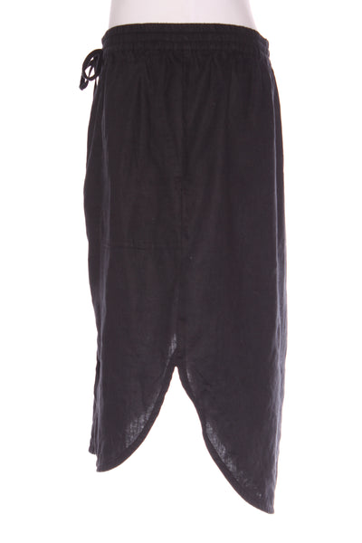 ZEST (LN) Scoop hem linen skirt! 12